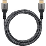 goobay Plus High-Speed HDMI-kabel met Ethernet Grijs, 5 meter