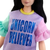 Mattel Barbie Fashionistas #127 - Unicorn Believer Pop Curvy