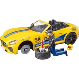 bruder RAM 2500 Power Wagon en Roadster Bruder Racing Team Modelvoertuig 02504