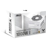 ASUS TUF Gaming 1000W Gold White Edition voeding  Zwart, 4x PCIe, Full kabelmanagement, 1x 12VHPWR