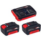 Einhell Accu Grasmaaier RASARRO 36/42 (2x5,2Ah) Rood/zwart, 2x 5.2 Ah PXC accu's en 1x DUO-lader inbegrepen