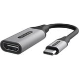 Sitecom USB-C naar HDMI 2.0 adapter Grijs, 0,15 meter