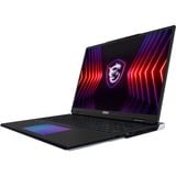 MSI Titan 18 HX (A14VHG-046BE) 18"  gaming laptop Zwart/grijs | Core i9-14900HX | RTX 4080 | 64 GB | 4 TB SSD | 120 Hz