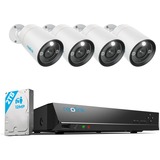 Reolink RLK8-1200B4-A-2.8MM beveiligingsset  beveiligingscamera Wit, 4 stuks, 12 MP, PoE, 2 TB