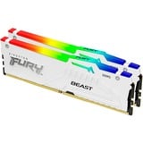 Kingston FURY 64 GB DDR5-6000 Kit werkgeheugen Wit, KF560C30BWAK2-64, Fury Beast RGB, XMP