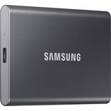 SAMSUNG Portable T7, 4 TB externe SSD Grijs, MU-PC4T0T/WW, USB-C 3.2 (10 Gbit/s)