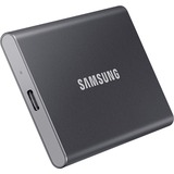 SAMSUNG Portable T7, 4 TB externe SSD Grijs, MU-PC4T0T/WW, USB-C 3.2 (10 Gbit/s)