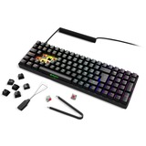 Sharkoon SKILLER SGK50 S2, gaming toetsenbord Zwart, BE Lay-out, Gateron Red, RGB leds, Hot-swappable