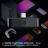 SteelSeries Arctis Nova 5X Wireless over-ear gaming headset Zwart, Bluetooth 5.3 / 2.4 GHz, Xbox Series X|S, Xbox One, PC
