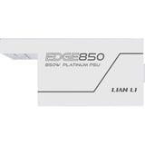 Lian Li EDGE850, 850 Watt voeding  Zwart, 3x PCIe, kabelmanagement, 4x USB