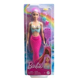 Mattel Zeemeerminpop met fantasiehaar van 18 cm 