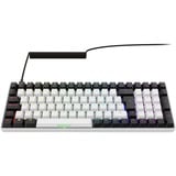 Sharkoon SKILLER SGK50 S2, gaming toetsenbord Wit, BE Lay-out, Gateron Yellow, RGB leds, Hot-swappable