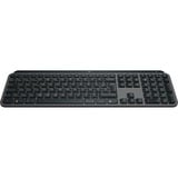 Logitech MX Keys S Wireless, toetsenbord Donkergrijs, BE Lay-out, Membraan, Witte leds