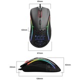 Glorious Model D Wireless gaming muis Zwart (mat)