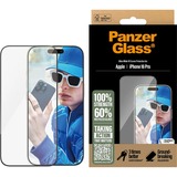 PanzerGlass iPhone 16 Pro - Ultra-Wide Fit screenprotector Transparant/zwart