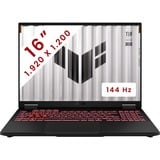 ASUS TUF Gaming A16 (FA608WI-RL014W) 16"  gaming laptop Donkergrijs | Ryzen AI 9 HX 370 | RTX 4070 | 32 GB | 1 TB SSD | 144 Hz