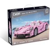 CaDA Sports Car - Pink Holiday Constructiespeelgoed C61029W, Schaal 1:12