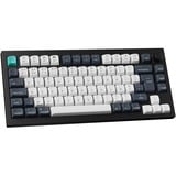 Keychron Q1 Max-M1 QMK, toetsenbord Zwart, BE Lay-out, Gateron Jupiter Red, RGB leds, 75%, Hot-swappable, Bluetooth, 2.4GHz