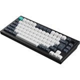 Keychron Q1 Max-M1 QMK, toetsenbord Zwart, BE Lay-out, Gateron Jupiter Red, RGB leds, 75%, Hot-swappable, Bluetooth, 2.4GHz