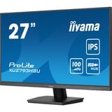 iiyama ProLite XU2793HSU-B6 27" monitor Zwart (mat), HDMI, DisplayPort, USB, Audio