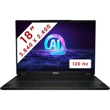 MSI Stealth 18 AI Studio (A1VIG-051BE) 18"  gaming laptop Zwart | Core Ultra 9 185H | RTX 4090 | 32 GB | 2 TB SSD