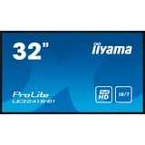 iiyama ProLite LE3241S-B1 32" Public Display Zwart, VGA, HDMI, LAN, Audio, USB 