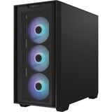 ASUS A21 PLUS TG ARGB mini tower behuizing Zwart | 2x USB-A | RGB | Window