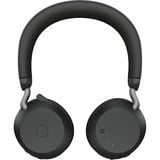 Jabra Evolve2 75 on-ear headset Zwart, Link380c, Inclusief laadstation