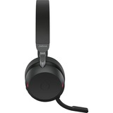 Jabra Evolve2 75 over-ear headset Zwart, Link380c, Inclusief laadstation