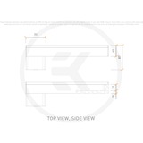 EKWB EK-QuantumX Loophole Distroplate D5 PWM - Silver Transparant/zilver