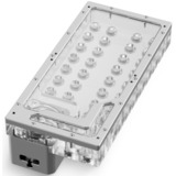 EKWB EK-QuantumX Loophole Distroplate D5 PWM - Silver Transparant/zilver