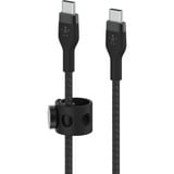 Belkin BoostCharge Pro Flex USB-C/USB-C-kabel Zwart, 3 meter