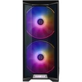 Lian Li Lancool 215 midi tower behuizing Zwart | 2x USB-A | RGB | Window