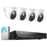 Reolink RLK8-1200D4-A-2.8MM beveiligingsset beveiligingscamera Wit, 4 stuks, 12 MP, PoE, 2 TB