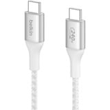 Belkin BoostCharge USB-C-kabel - 240 W Wit