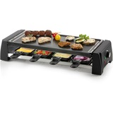 Domo Steengrill Raclette DO9189G gourmetstel Zwart, 2 verwisselbare platen