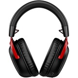 HyperX Cloud III Wireless  over-ear gaming headset Zwart/rood, PC, PlayStation 4, PlayStation 5