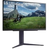 LG UltraGear 27GS85Q-B 27" gaming monitor Zwart, 2x HDMI, DisplayPort, 2x USB-A, USB-B, 200 Hz