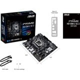 ASUS PRIME H510M-E R2.0 socket 1200 moederbord Zwart/grijs, Gb-LAN, Sound, µATX