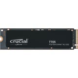 Crucial T705 2 TB SSD Zwart, PCIe 5.0 x4, NVMe 2.0, M.2 2280