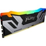 Kingston 24 GB DDR5-8400 (1x 24 GB) werkgeheugen Zilver/zwart, KF584CU40RSA-24, Renegade Silver RGB, XMP 3.0