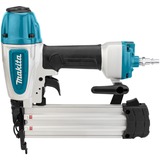 Makita AF506 8 bar Brad tacker (18 Ga) Blauw, In koffer | lichte compacte afwerktacker