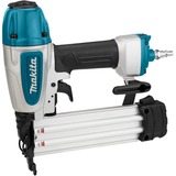 Makita AF506 8 bar Brad tacker (18 Ga) Blauw, In koffer | lichte compacte afwerktacker