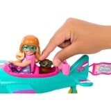 Mattel Speelset met pop en vliegtuig 2-persoons vliegtuig met draaiende propeller