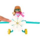 Mattel Speelset met pop en vliegtuig 2-persoons vliegtuig met draaiende propeller