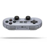 8BitDo SN30 Pro gamepad Grijs, Hall Effect Joystick