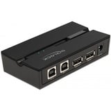 DeLOCK USB 2.0 Switch 2 usb-switch Zwart