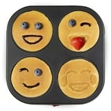 Domo Pannenkoekenplaat 'Emoji party' DO8718P pannenkoekmaker Zwart