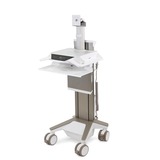 Ergotron CareFit Pro Cart met LiFe-batterij, EU trolley Wit/grijs