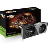 INNO3D GeForce RTX 4060 Ti 16GB TWIN X2 grafische kaart Zwart, 1x HDMI, 3x DisplayPort, DLSS 3